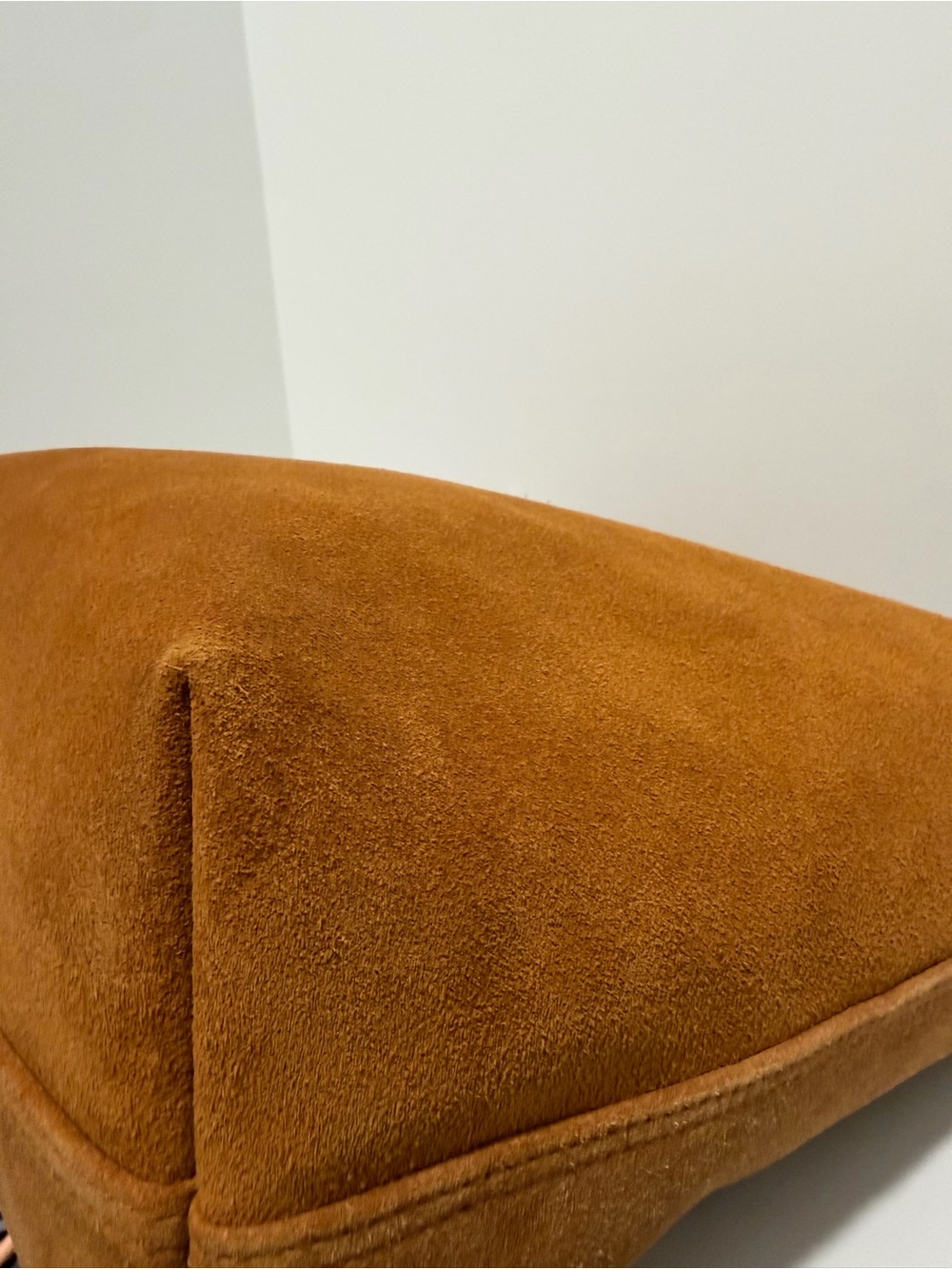 NEW Madewell The Essential Bucket Tote in Dark caramel suede NM988 $198 work bag - Picture 14 of 17